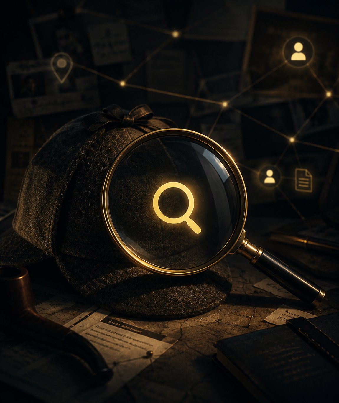 Экран Telegram-бота Sherlock Bot с готовой сводкой по открытым источникам